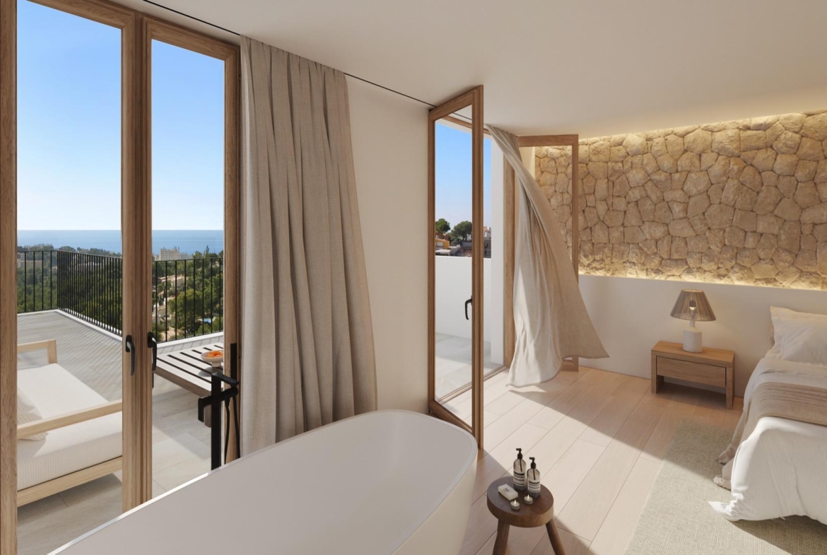 Habitación principal 2 con terraza casa campos