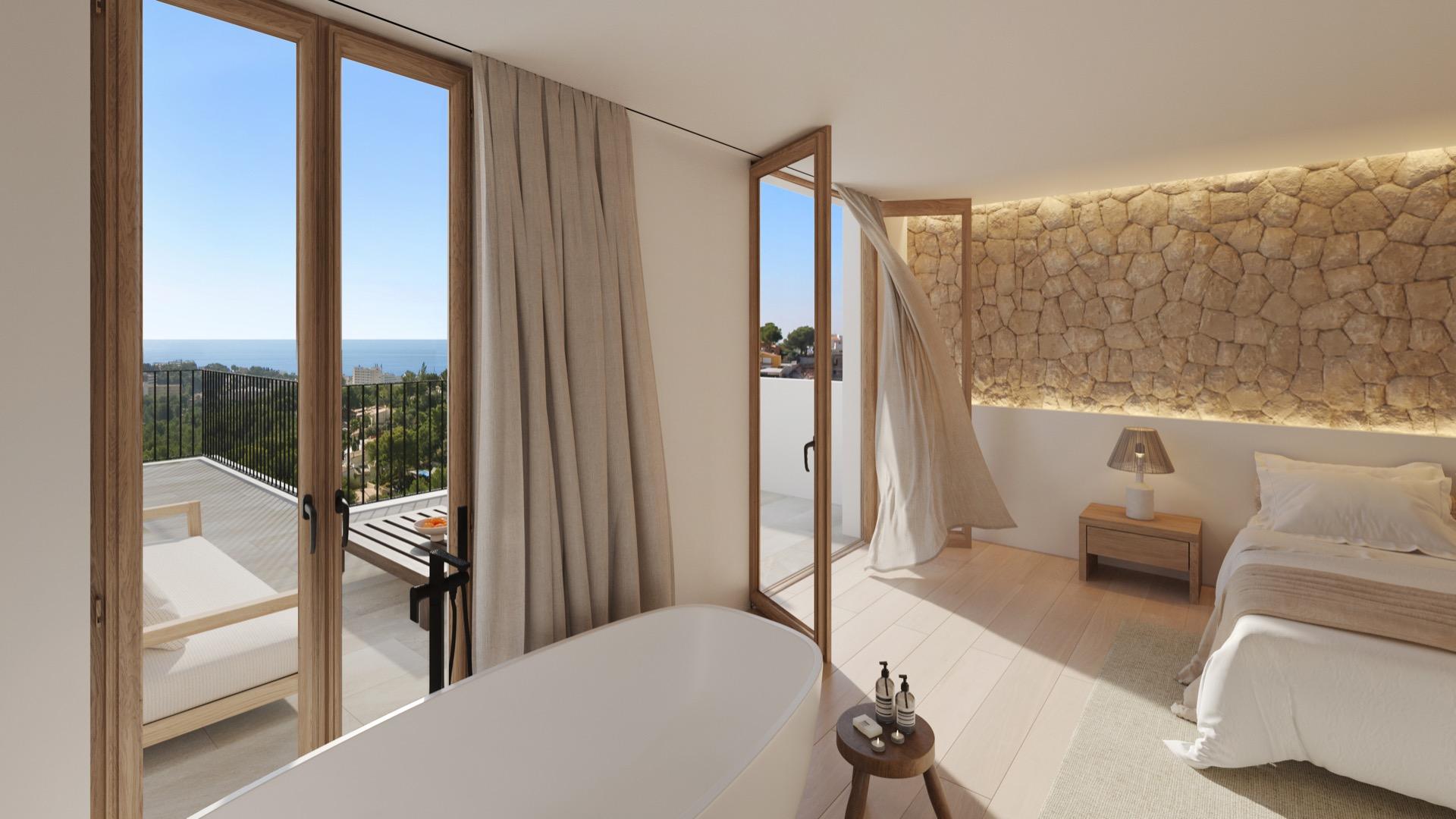 Habitación principal 2 con terraza casa campos