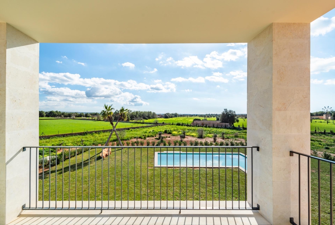 Balcón superior Casa de campo