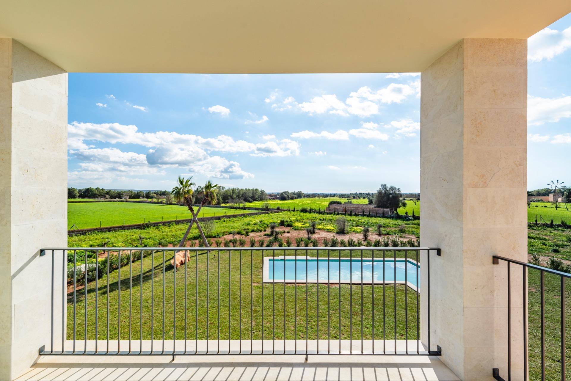 Balcón superior Casa de campo