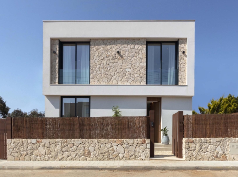 vista exterior Villa de Lujo en Cala Figuera