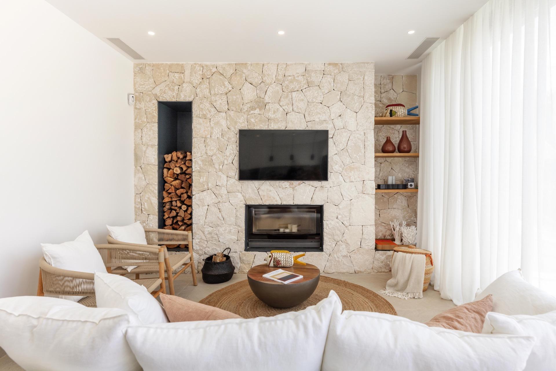 habitación entretenimiento en Villa de Lujo en Cala Figuera