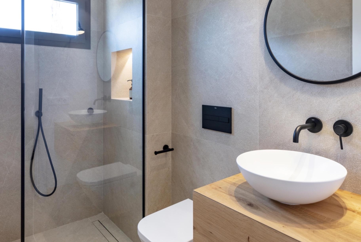 tocador en Villa de Lujo en Cala Figuera