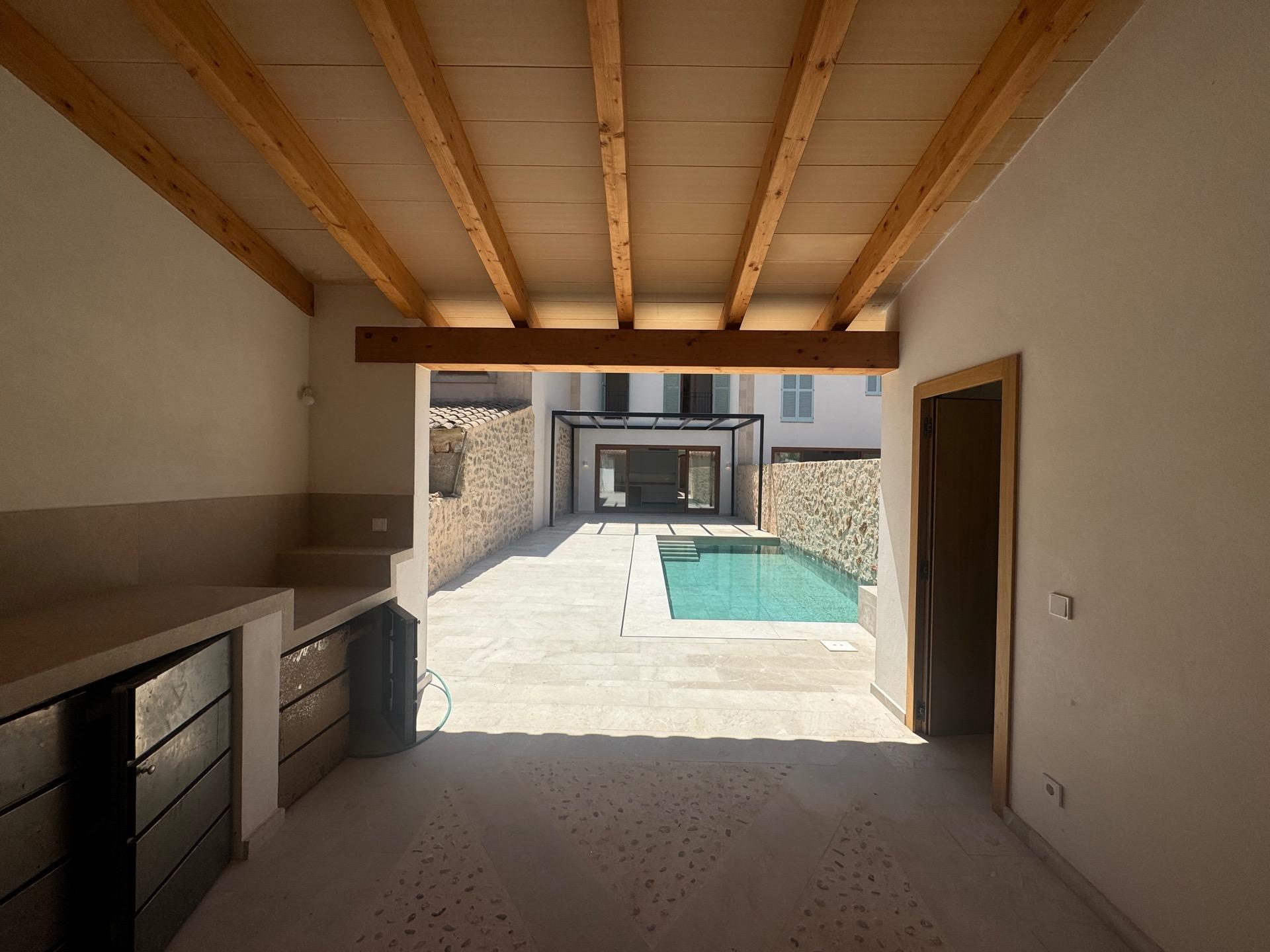 vista piscina Casa en Santanyí