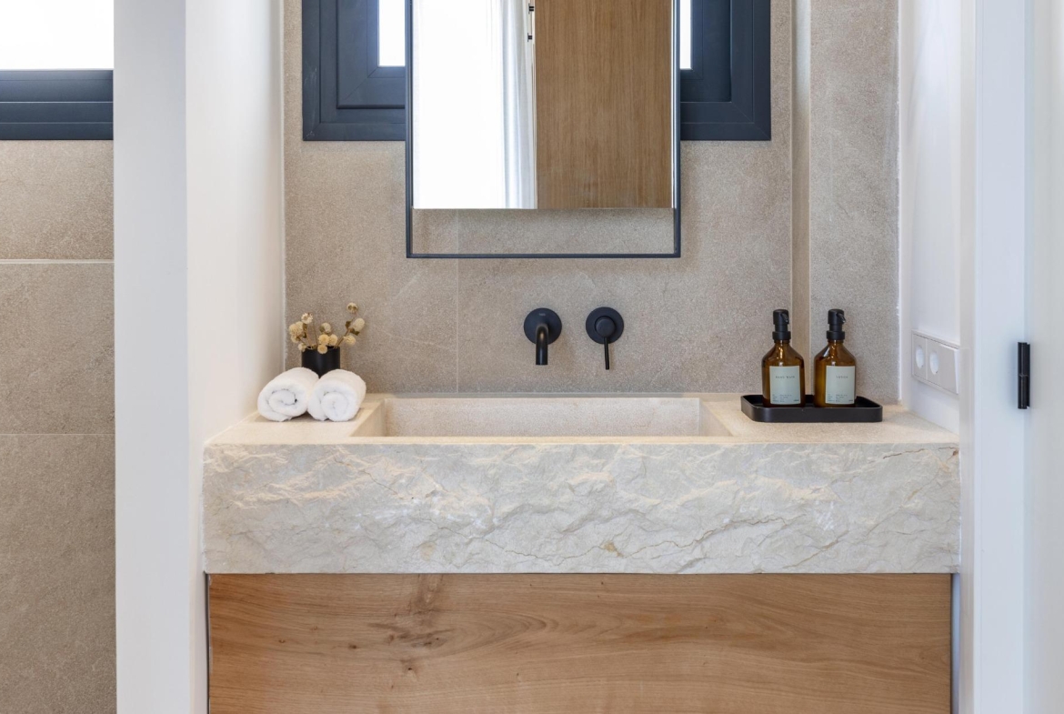 Baño 3 villa de lujo en Bonanova