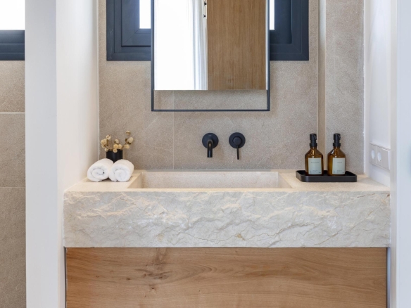 Baño 3 villa de lujo en Bonanova