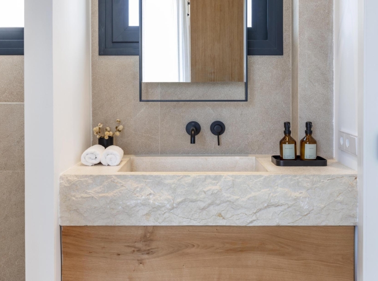 Baño 3 villa de lujo en Bonanova